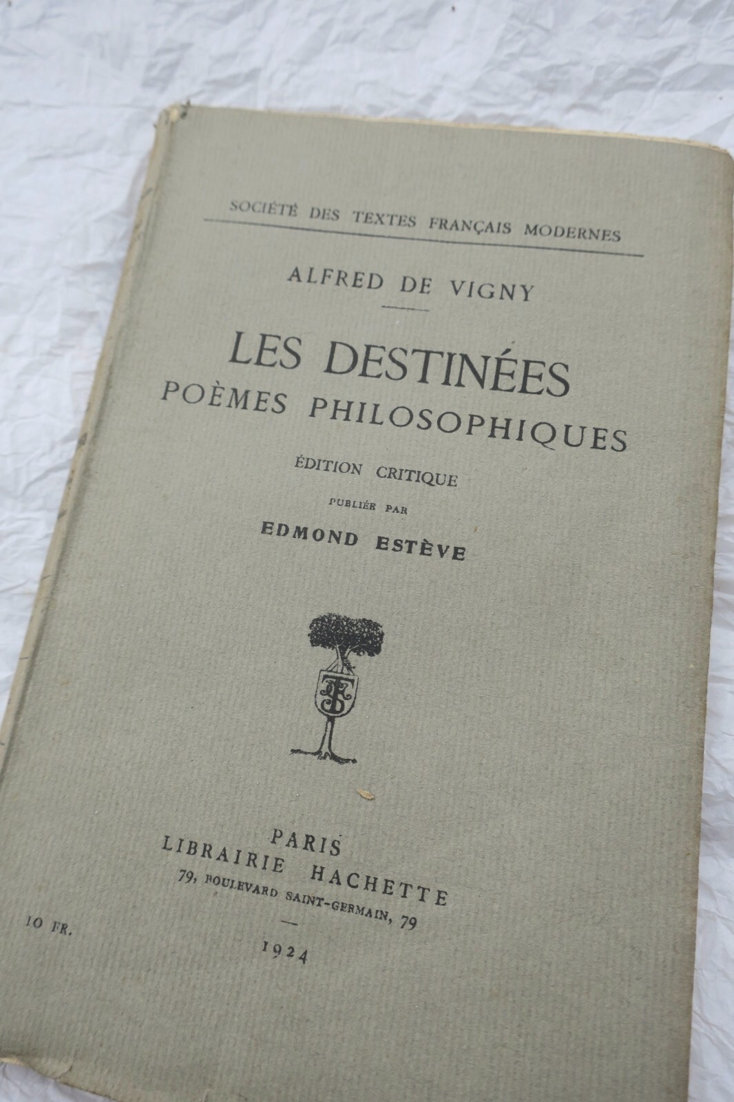 VIGNY, Alfred de. Les destinées. Poèmes philosophiques – Image 7
