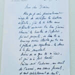 Maurice DRUON lettre autographes signée - La Librairie Antique