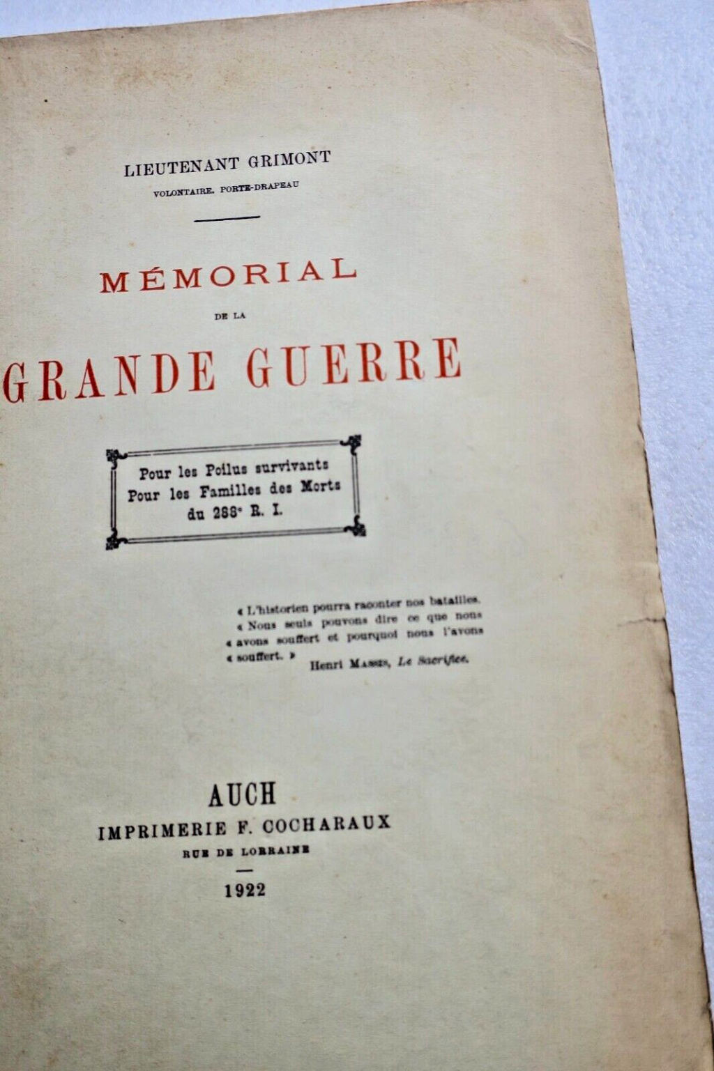 Gedenkbuch des Ersten Weltkriegs