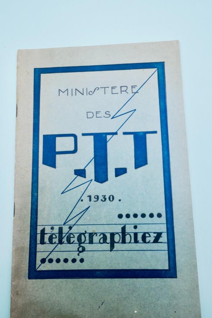 PTT ministère des PTT télégraphiez 1930
