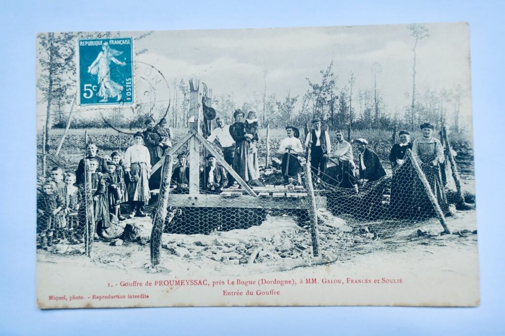 gouffre de Proumeyssac près de Bugue (24) 1912
