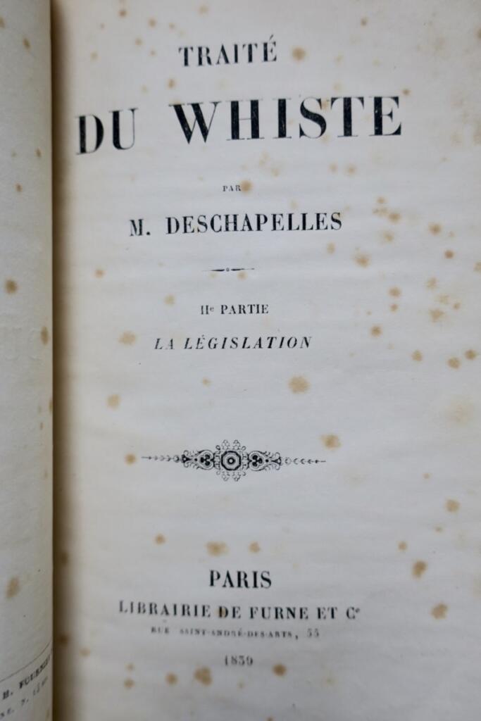 Whist Treatise: Legislative Rules