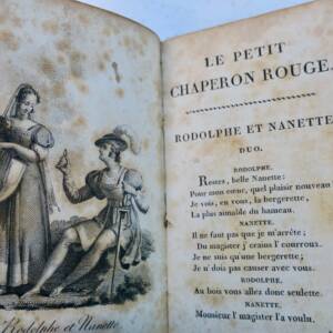 Petit Chaperon rouge Janet 1822 petit souvenir des Dames & calendrier