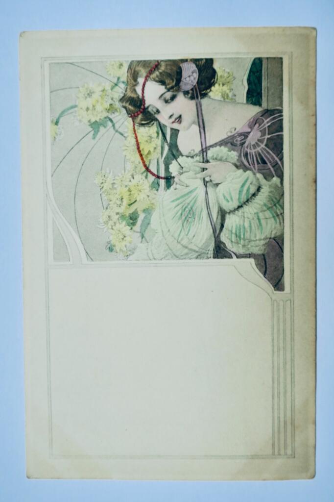 Jugendstil-Jungfrau