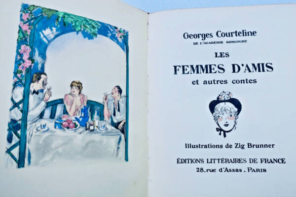 Courteline Georges Les Femmes d'amis ill-Brunner