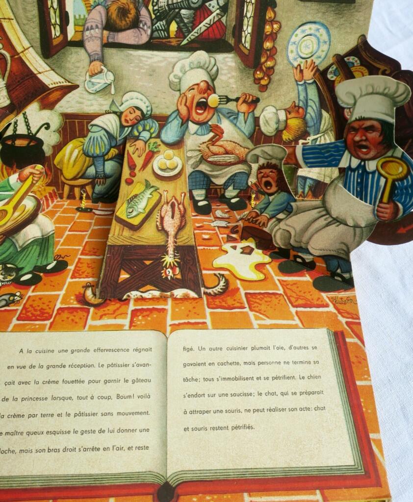 Dornröschen Pop-up-Buch, Del Duca 1957