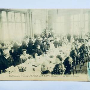 Evaux les bains la salle à manger (animée) 1907