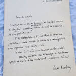 Autographbrief von Paul Souday