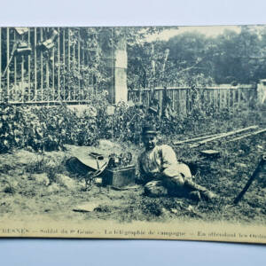 Suresnes soldat du 8e génie la télégraphie de campagne 1914