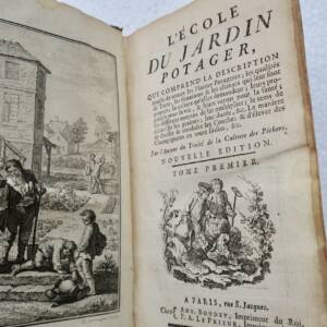 Jardin L'ECOLE DU JARDIN POTAGER 1752