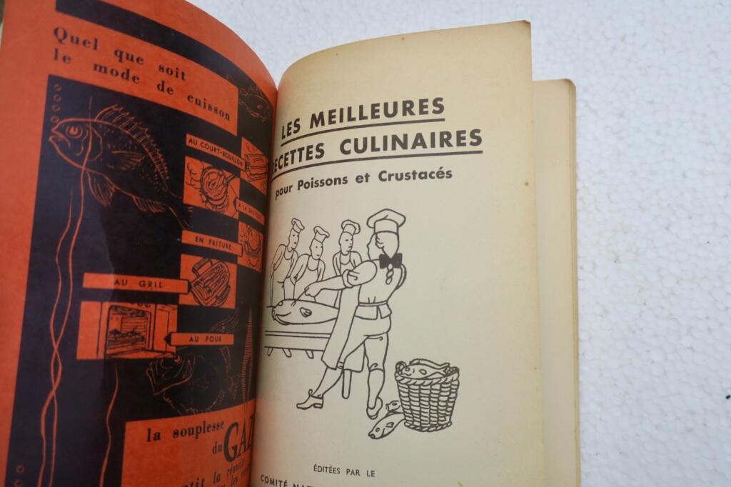 Klassische Fisch- und Krustazeen-Rezepte von 1938