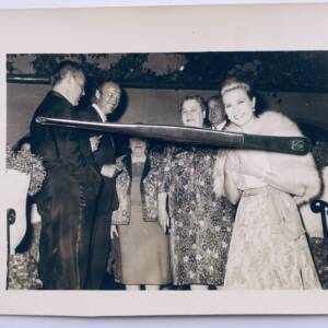 Monaco GRACE KELLY Prince RAINIER, David Niven Elsa Maxwelle Mme Baudouin