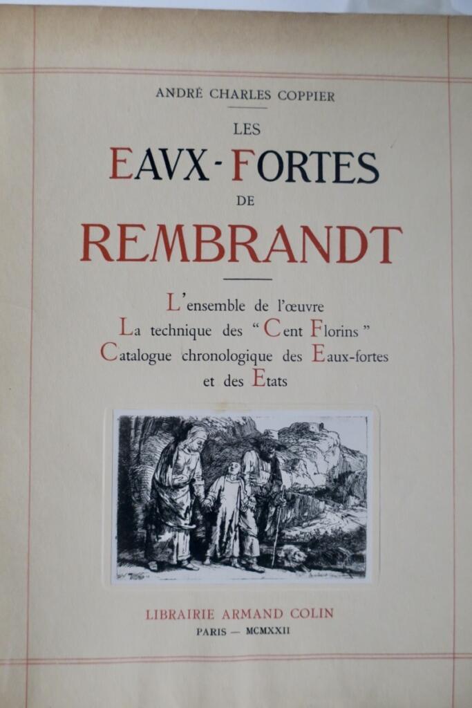 Complete catalog of Rembrandt's etching techniques and states