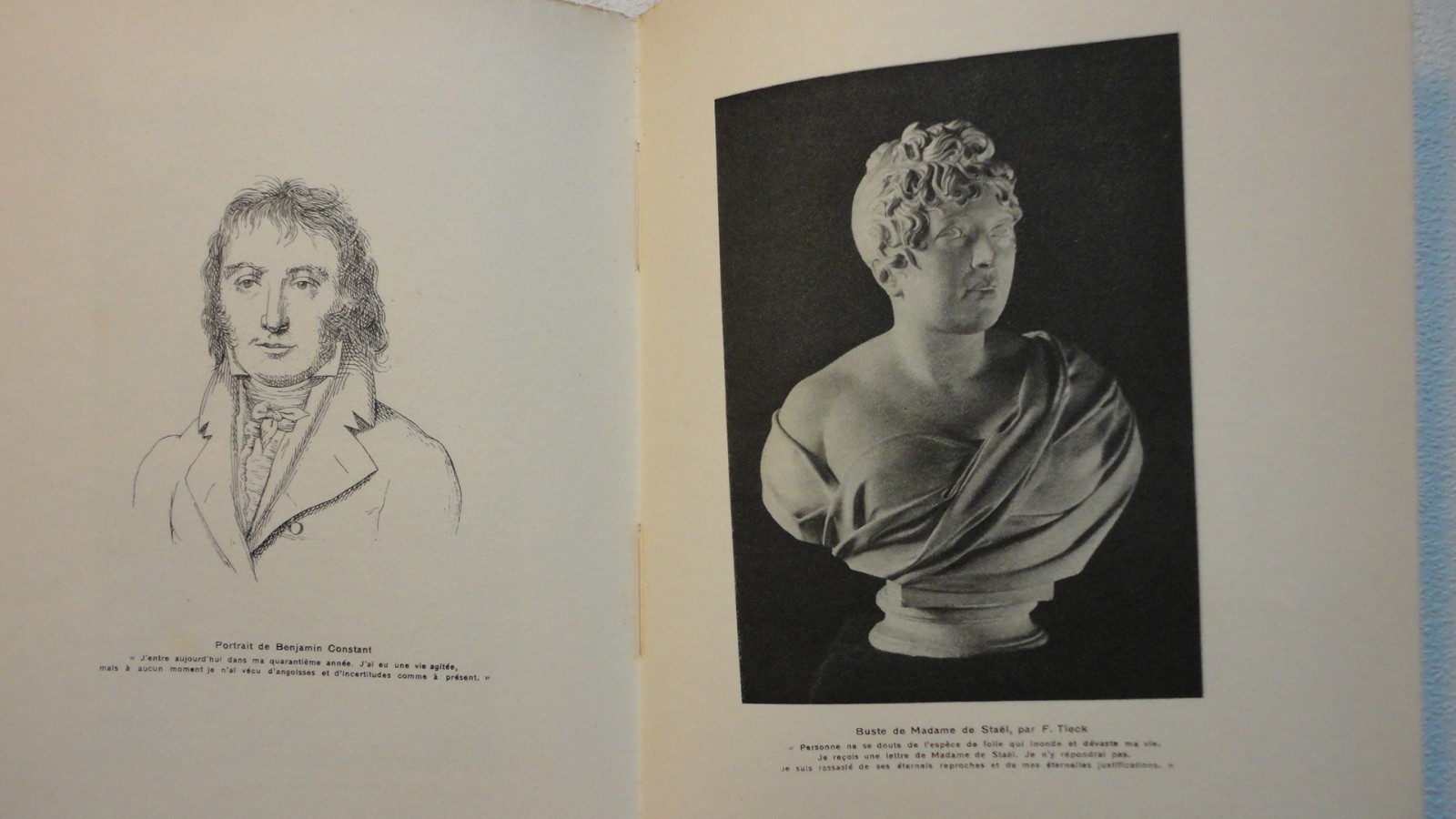 ベンジャミン・コンスタン：文学の巨匠（1930年）<span class="lla-card-orig-wrap"><span class="lla-card-orig">❦ BENJAMIN CONSTANT Rieder 1930</span></span> - La Librairie Antique