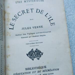 VERNE, Jules L'Ile mystérieuse Tome III HETZEL in 18