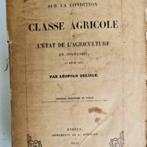Agriculture en Normandie 1851