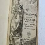 Erasmus' Colloquia Familiaria (1646)