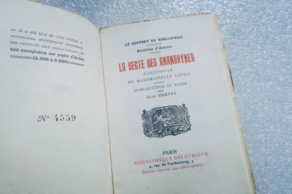 Confessions of Sapho: Lesbian Sects in 18th-Century France