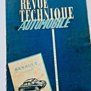 Dauphine REVUE TECHNIQUE AUTOMOBILE - Renault "dauphine" 1956-1958