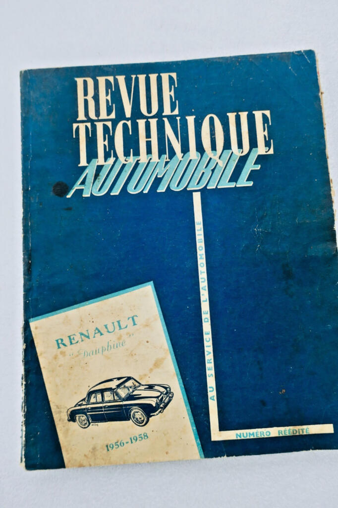 Dauphine REVUE TECHNIQUE AUTOMOBILE – Renault « dauphine » 1956-1958