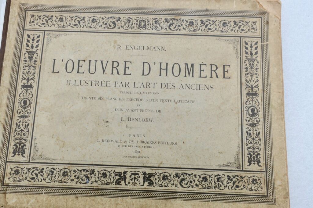 Homer’s legacy through ancient art illustrations
