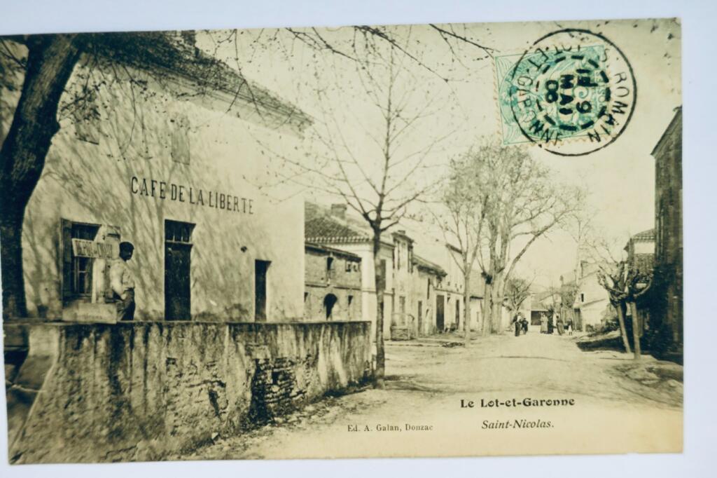 Saint-Nicolas Café de la Liberté Postkarte
