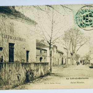 Saint-Nicolas lot-et-garonne café de la liberté