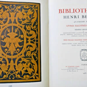BERALDI Bibliothèque Henri Beraldi 1935