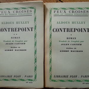 HUXLEY (Aldus). Contrepoint. Roman, traduit de l'anglais par J. Castier