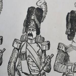 Gravure sur acier GARDE IMPERIALE 43 x 34 cm