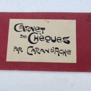 CARAN D'ACHE Carnet de chèques 1892