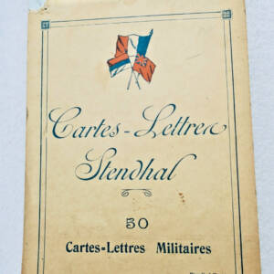 Cartes-lettres Militaires BLOC vierge
