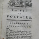 Life of Voltaire by Duvernet, 1786