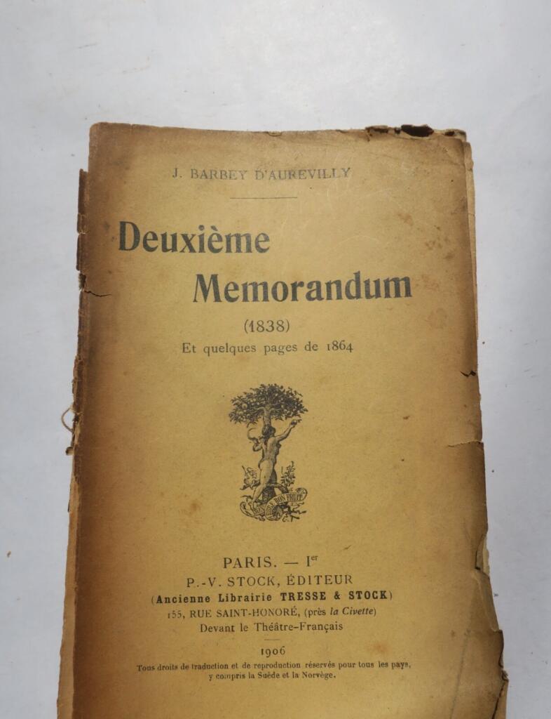 Second Memorandum by a French author