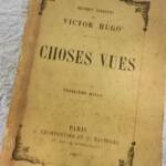 HUGO Victor Choses Vues 1888