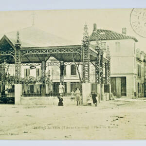 Bourg de Visa place du marché 1907