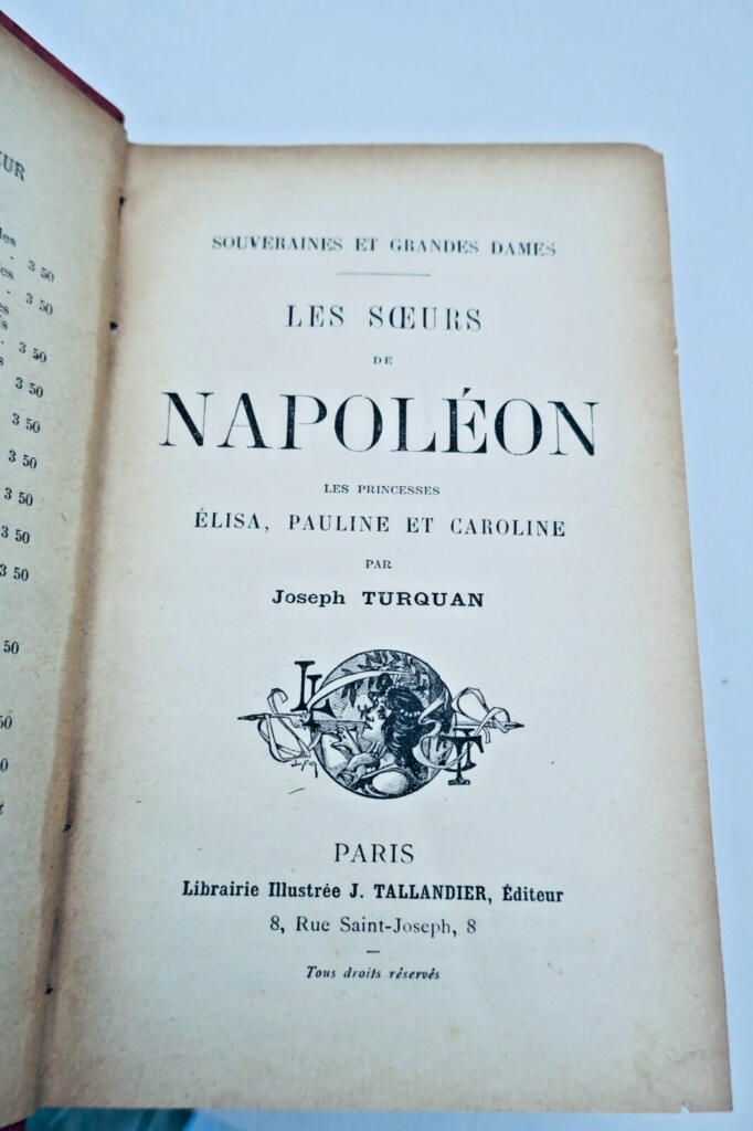 Napoleon's Sisters: Elisa, Pauline and Caroline