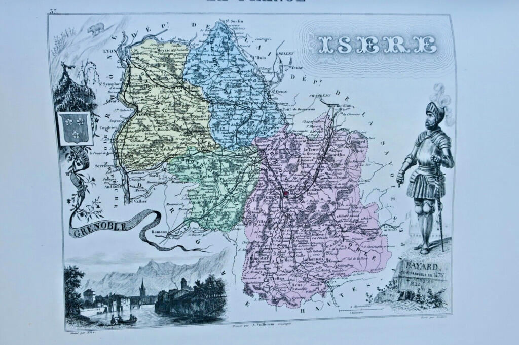 Historical Atlas of France and Colonies, 1871