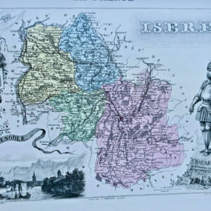 ATLAS MIGEON, POIRÉE, VUILLEMIN. La France et ses Colonies. Atlas illustré 1871