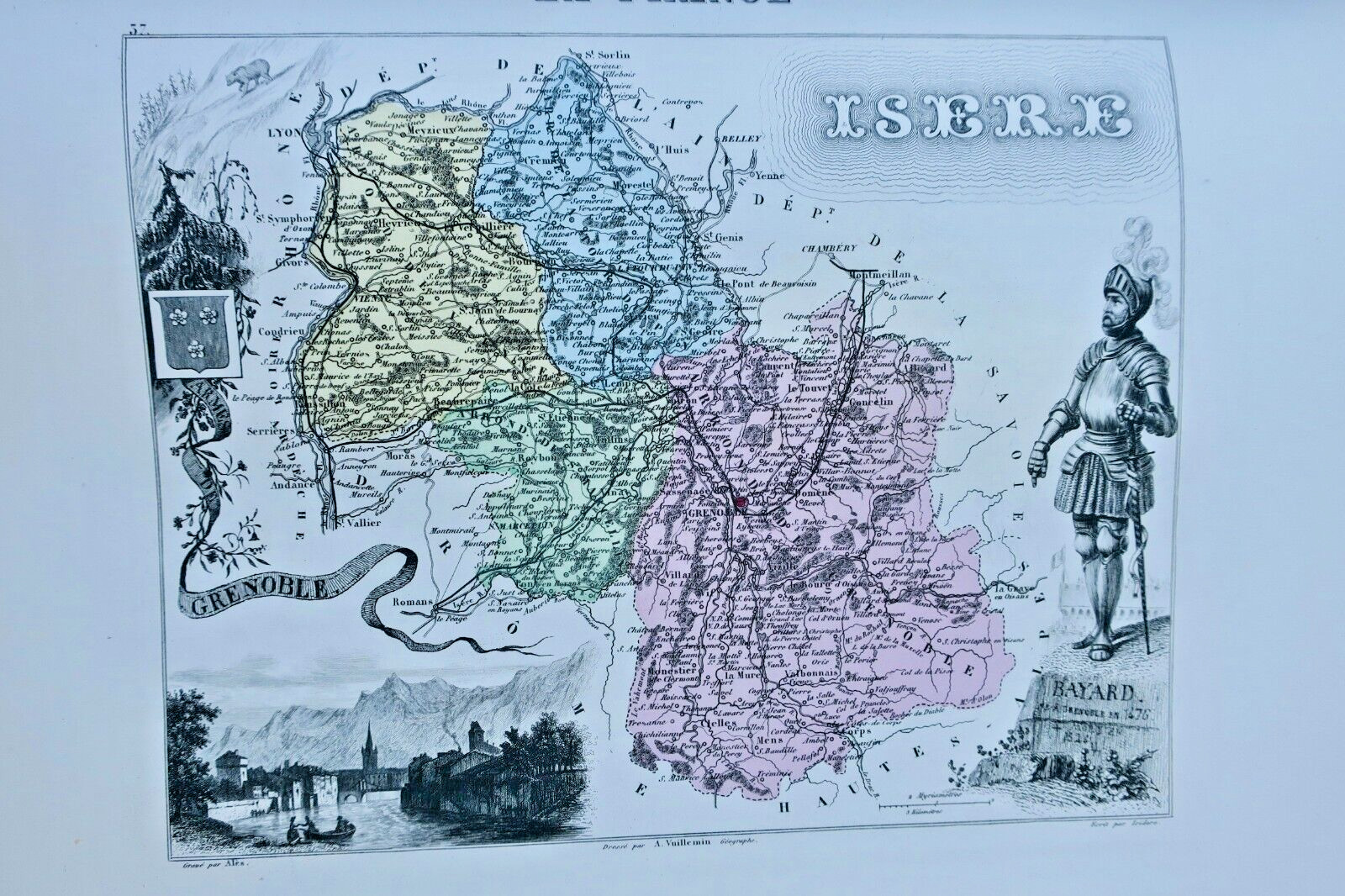 Historischer Atlas von Frankreich und Kolonien, 1871 - Image 23
