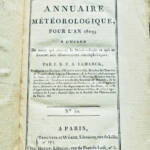 Lamarck Jean-Baptiste De Anuario Meteorológico Para El Año 1809