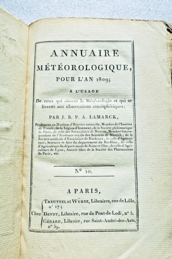 Annual meteorological observations and predictions