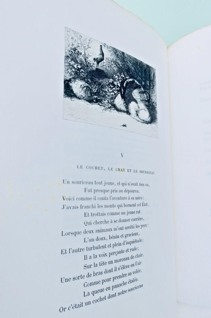 La Fontaine's Fables with Poujoulat Notes