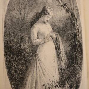 Flameng Huré ** Marguerite** Jouaust 1882 - Eau-Forte