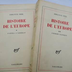 BERL EMMANUEL. HISTOIRE DE L EUROPE