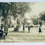 Aiguillon les promenades et le café des allées 1908 - La Librairie Antique