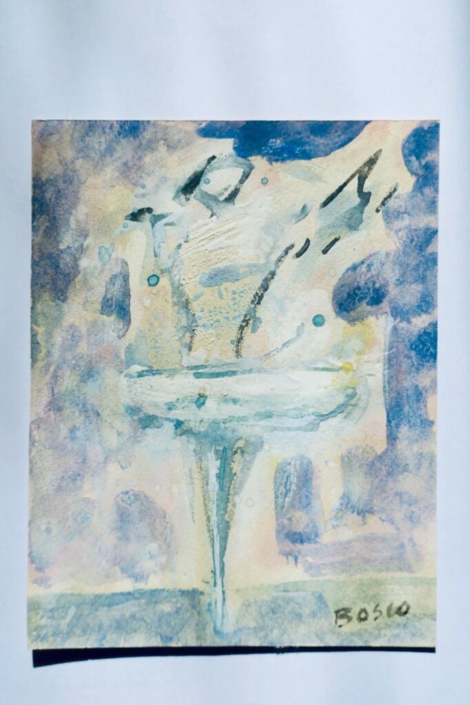 BOSCO Pierre 16 x 12 cm., ballerine GOUACHE