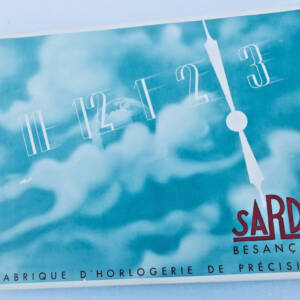 Horlogerie de précision SARDA Besançon catalogue