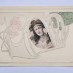 Art nouveau jugendstil jeune femme Moderne Art 1902