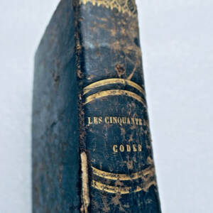 Droit Les Cinquante Codes ou Lois des Francais 1845